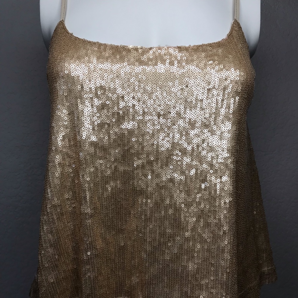 Champagne Sequin Tank